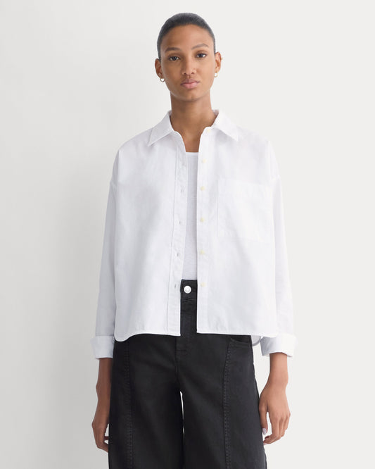 Oxford Boyfriend Shirt | White