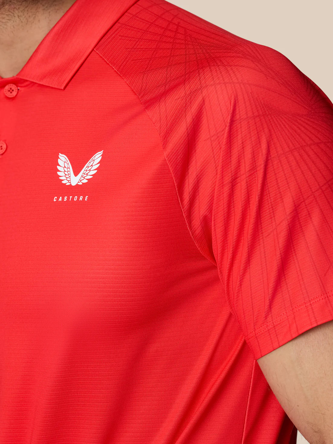 Club Graphic Polo - Poppy Red