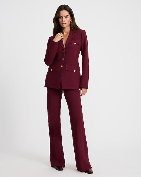 Editor High Waisted Flare Trouser
