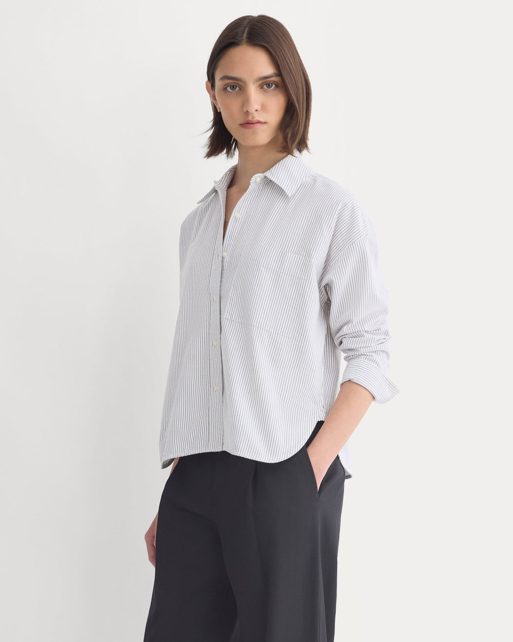 Oxford Boyfriend Shirt | White