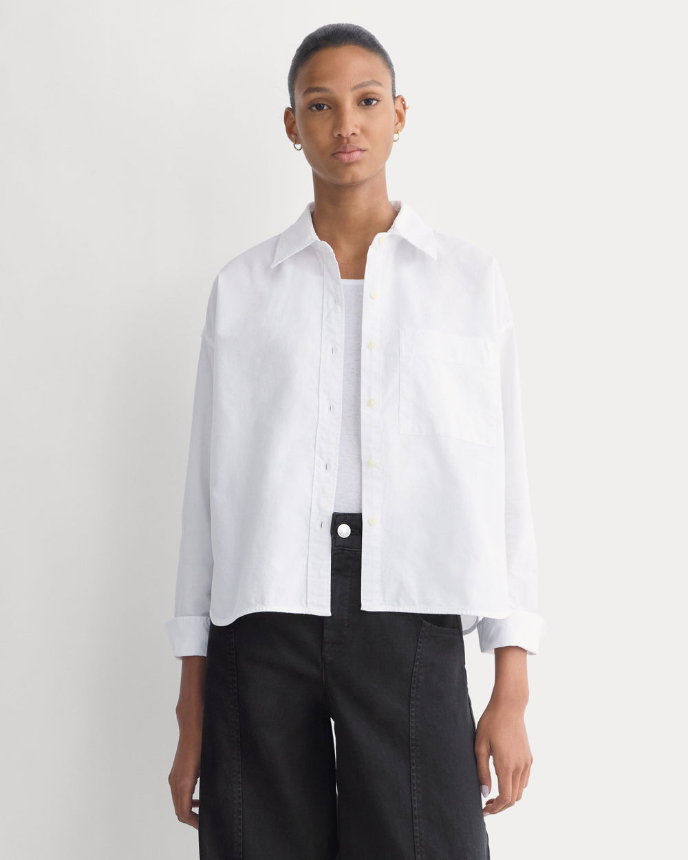 Oxford Boyfriend Shirt | White