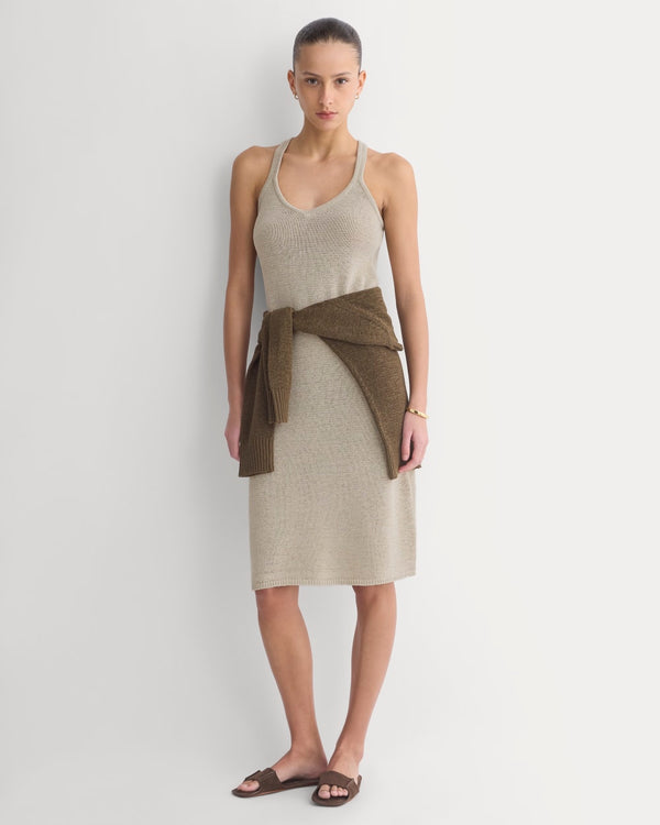 Sweater Racerback Midi Dress