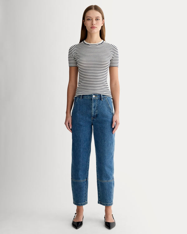 The Utility Barrel Jean | New Blue | Regular