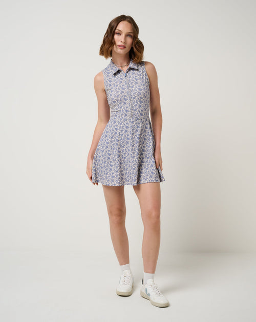 Moveknit Dancing Maddsie Sleeveless Zip Dress