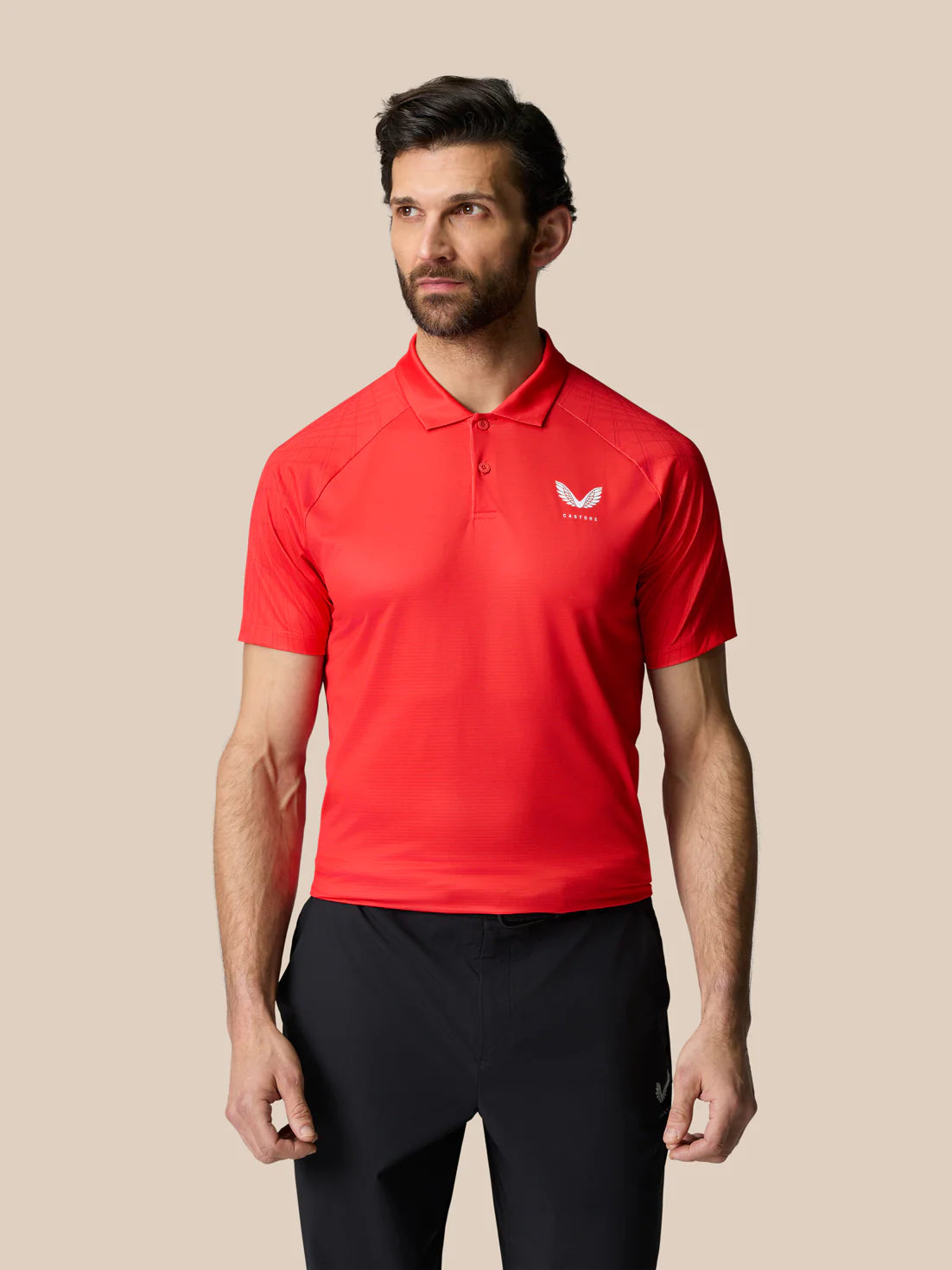 Club Graphic Polo - Poppy Red