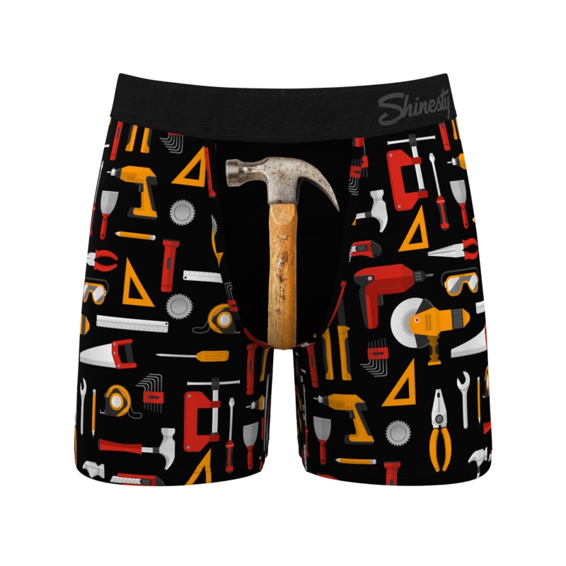 THE HAMMER TIME | FATHER'S DAY TOOL PRINT BALL HAMMOCK BOXER BRIEFS