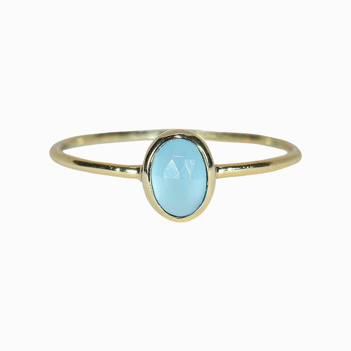 Oval Chalcedony Ring